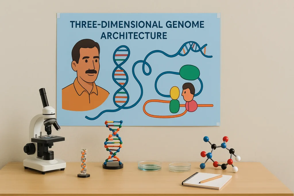Arquitectura tridimensional del genoma y regulación transcripcional