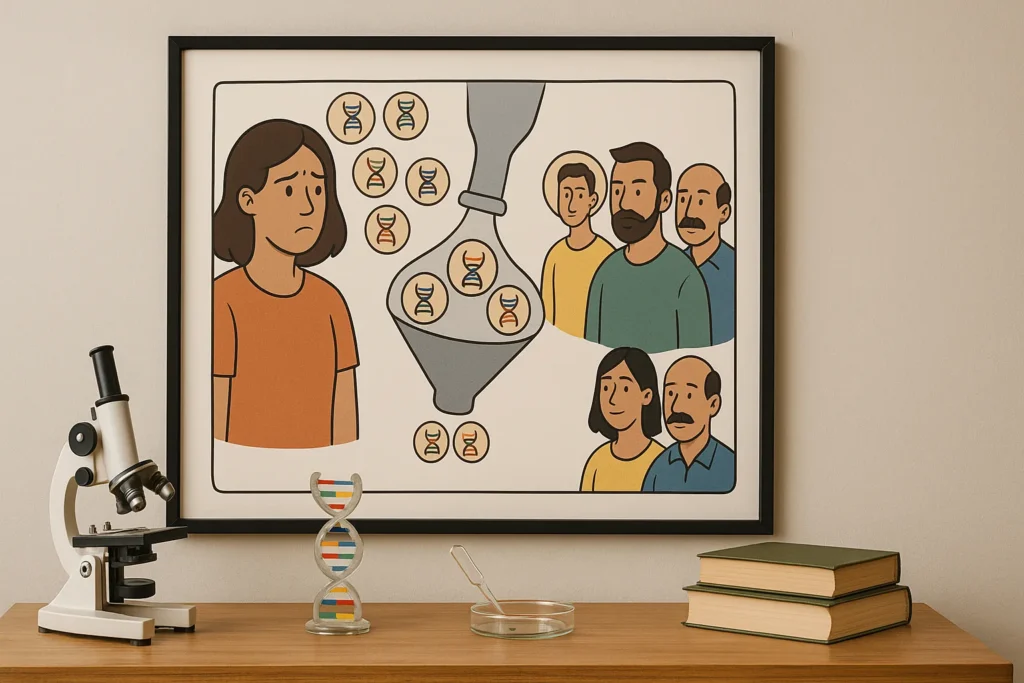 Cuellos de botella genéticos y desequilibrio en la diversidad humana